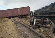 В Карагандинской области поезд сошел с рельсов