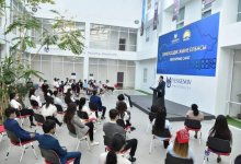 В Yessenov University прошел лекторский час на тему «Тәуелсіздік және Елбасы»