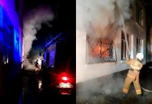 Школа загорелась в Восточно-Казахстанской области