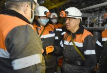 Нурлан Нигматулин встретился с шахтерами Карагандинской области