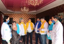 Кандидаты от партии Nur Otan встретились с 96-летним ветераном труда