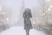 Штормовое предупреждение объявили в пяти областях Казахстана из-за метели и гололеда