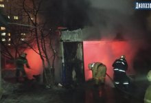 Гараж вместе с машиной сгорели в Актобе