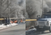 Коммунальщики сожгли шины в Алматинской области: Минэкологии все проверит, но есть нюанс