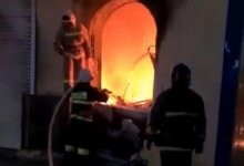 В Актюбинской области горит рынок