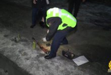 В Алматы полицейские устроили погоню за вооруженными людьми