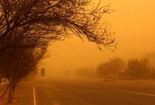 Пыльная буря в Мангистау: полицейские закрыли дорогу