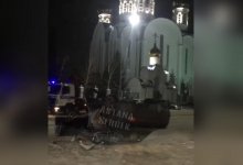 В Нур-Султане автоледи не пропустила автомобиль и перевернула его