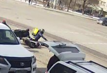 В Алматы полиция задержала курьера, сбившего младенца