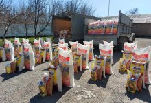 Туркестанский депутат раздала 112 семьям продукты в канун Наурыза