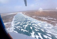 Ледоход на Сырдарье