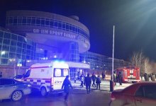 Пожар произошел во Дворце спорта в Нур-Султане