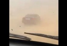 Страшную пыльную бурю сняли на видео жители Мангистау