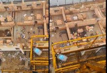 Две бригады рабочих закидали друг друга кирпичами в Караганде