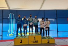 Первое место на этапе Кубка мира у казахстанских пятиборцев