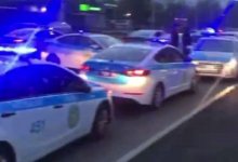 Десятки патрульных машин устроили погоню за пьяным водителем в Алматы