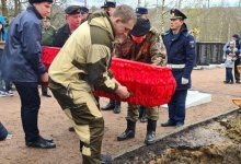 Останки казахстанского солдата перезахоронили в Ленинградской области