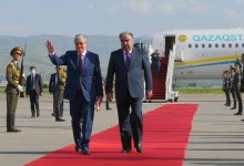 Токаев прилетел в Таджикистан