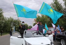 В Нур-Султане республиканские молодежные организации провели патриотическую акцию