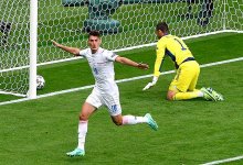 Чехия победила Шотландию со счетом 2:0 в матче Евро