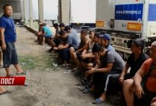 Злые и небритые: десятки дальнобойщиков полмесяца стоят на границе Казахстана и Кыргызстана