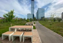 В Нур-Султане появился новый парк. Его открыли в честь врачей