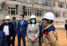 Nur Otan проверил, как лечат детей и как строят школы в Нур-Султане