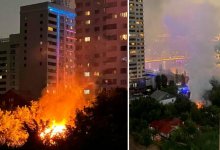 Дом и баня горят в Нур-Султане