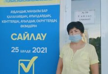 Жители аула Карнак активно голосуют на выборах сельского акима