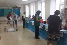 В Костанайской области активно голосует молодежь