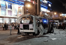 Автобус с пассажирами взорвался в центре Воронежа (ВИДЕО)