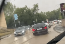 Алматы вновь затопило проливными дождями