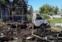 Дети сожгли автомобиль "ГАЗель" в Актобе