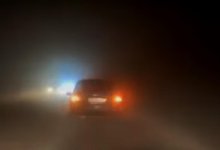 Пыльная буря накрыла Мангистау: водители жалуются на плохую видимость