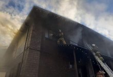 В Алматы сгорел двухэтажный банный комплекс