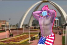 Полуголый мужчина танцевал на перекрестке в Актобе