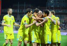 Ничья на последних минутах: сборная Казахстана по футболу заработала очко в отборочном матче на ЧМ-2022