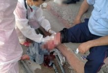 Подозреваемый ударил ножом полицейского в Шымкенте