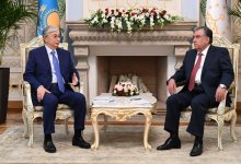 Токаев встретился с Эмомали Рахмоном