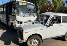 В Уральске произошло ДТП с участием пассажирского автобуса