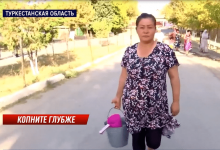 Акима заставили пить воду из арыка в Туркестанской области