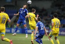 Сборная Казахстана проиграла Боснии в матче на отбор чемпионат мира по футболу