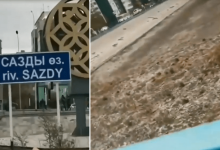 Знак есть, а воды нет. Актюбинцы обсуждают пустой канал в центре города