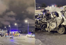 Страшное ДТП на мосту в Нур-Султане: скрывшегося с места аварии водителя задержали