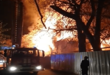 Двухэтажный дом сгорел в Алматы