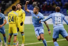 «Астана» потерпела поражение от «Кайрата» в первом полуфинальном матче Кубка РК