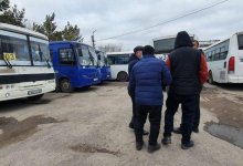 Водители автобусов Темиртау начали забастовку