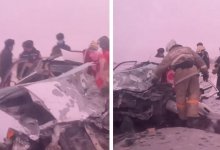 Иномарка на трассе врезалась в автобус с пассажирами