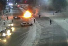 Пьяная женщина за рулем иномарки устроила массовое ДТП в Актобе