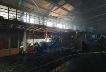 В Алматы горел торговый центр